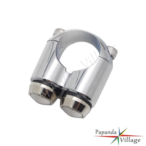 2Button 1'' Handlebar Hand Control Momentary Switch For Harley Dyna Softail FXDF - Picture 6 of 12