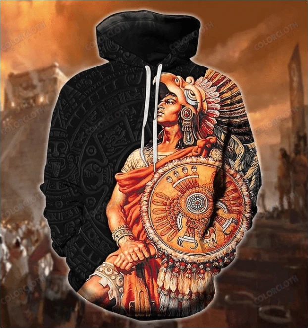 Aztec warrior hoodie clearance
