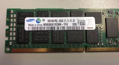 Samsung RAM 4Rx4 REG 16GB PC3L 8500R -07-10-F0-D2 M39382K70CMB-YF8 1203  #2