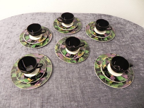 6 Pers. Kaffee 50er/60er Jahre - - - PAGNOSSIN - - - Treviso ITALY - - - DESIGN - Bild 3 von 9