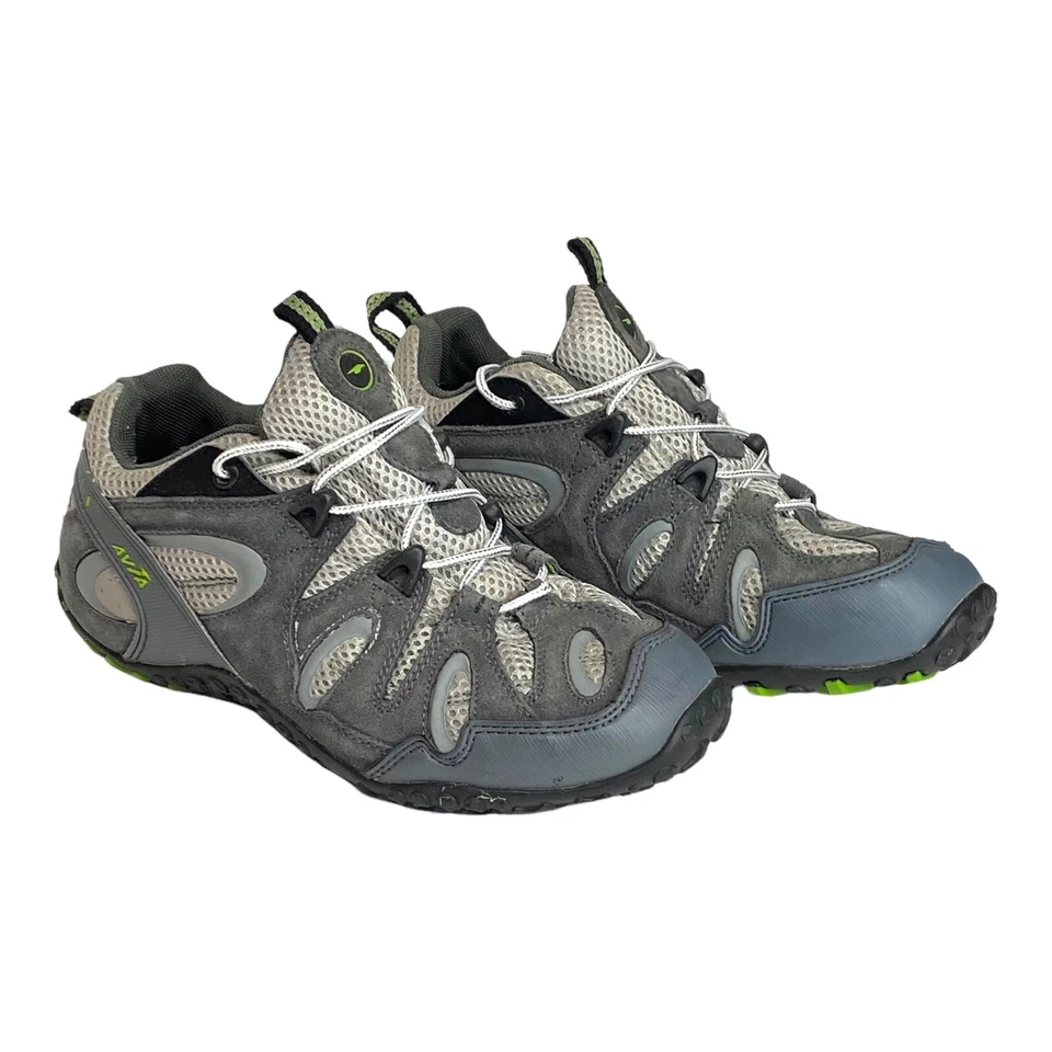 AVIA Mujer 9/40.5 Cuero Malla Tenis Con Cordones Trail Senderismo Zapatos para Correr Foto 4 de 4