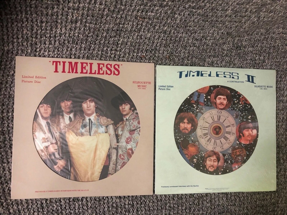 The Beatles Lp 2 Picture Disc Timeless 1&2 Limited Edition N