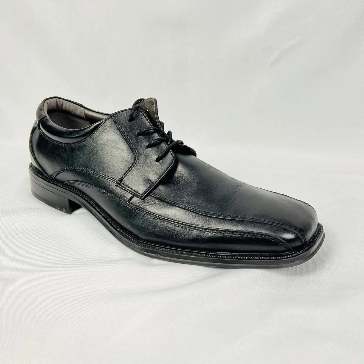 Dockers Mens Endow 90 27244 Black Leather Lace Up Oxford Dress Shoes Size 13 M