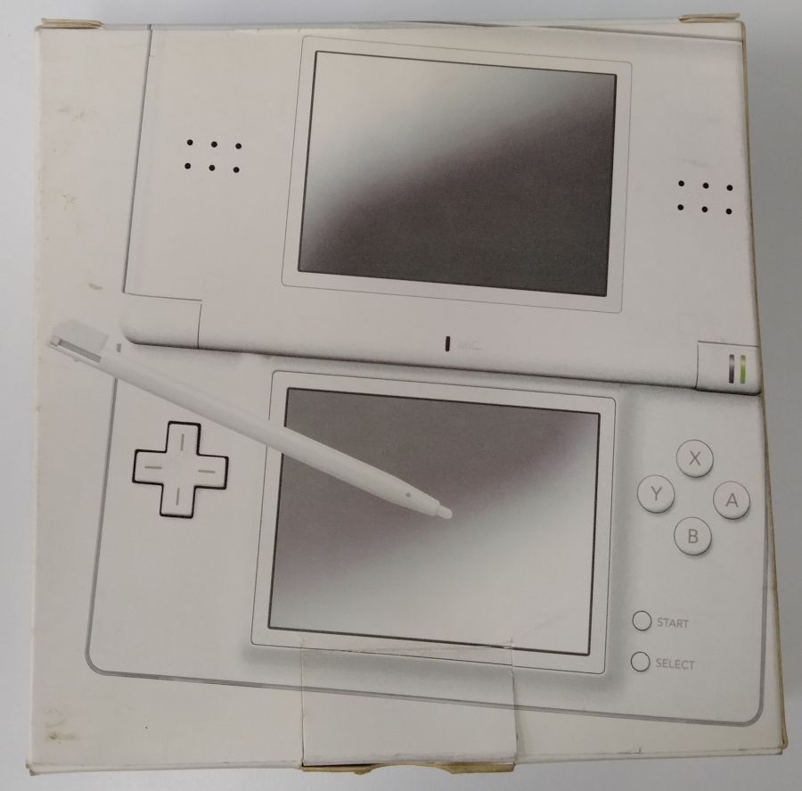 ニンテンドーDS ホワイト Nintendo DS Lite Crystal White USG-001 w/ Box and Manual
