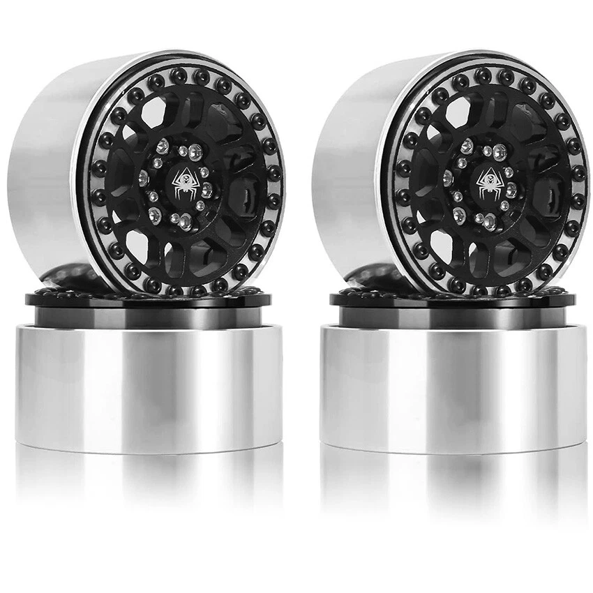 1.9 Inch Metal Wheel Hub Set for 1/10 SCX10 III TRX4 90046 D90 RC Crawler Parts - Image 4 of 4