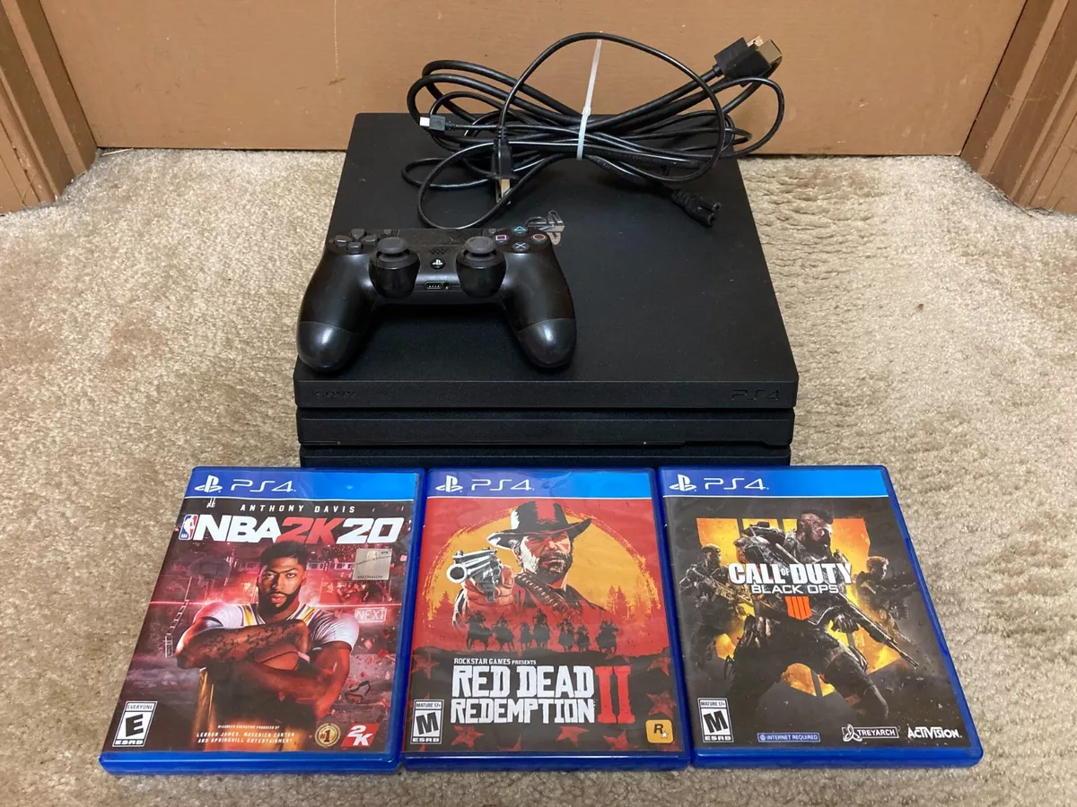 Sony PlayStation PS4 Pro 4K 1TB System Console w/ Controller 3 Games Red | eBay