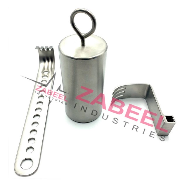 Charnley Hip Retractor Complete w/ Weight and Chain By Zabeel