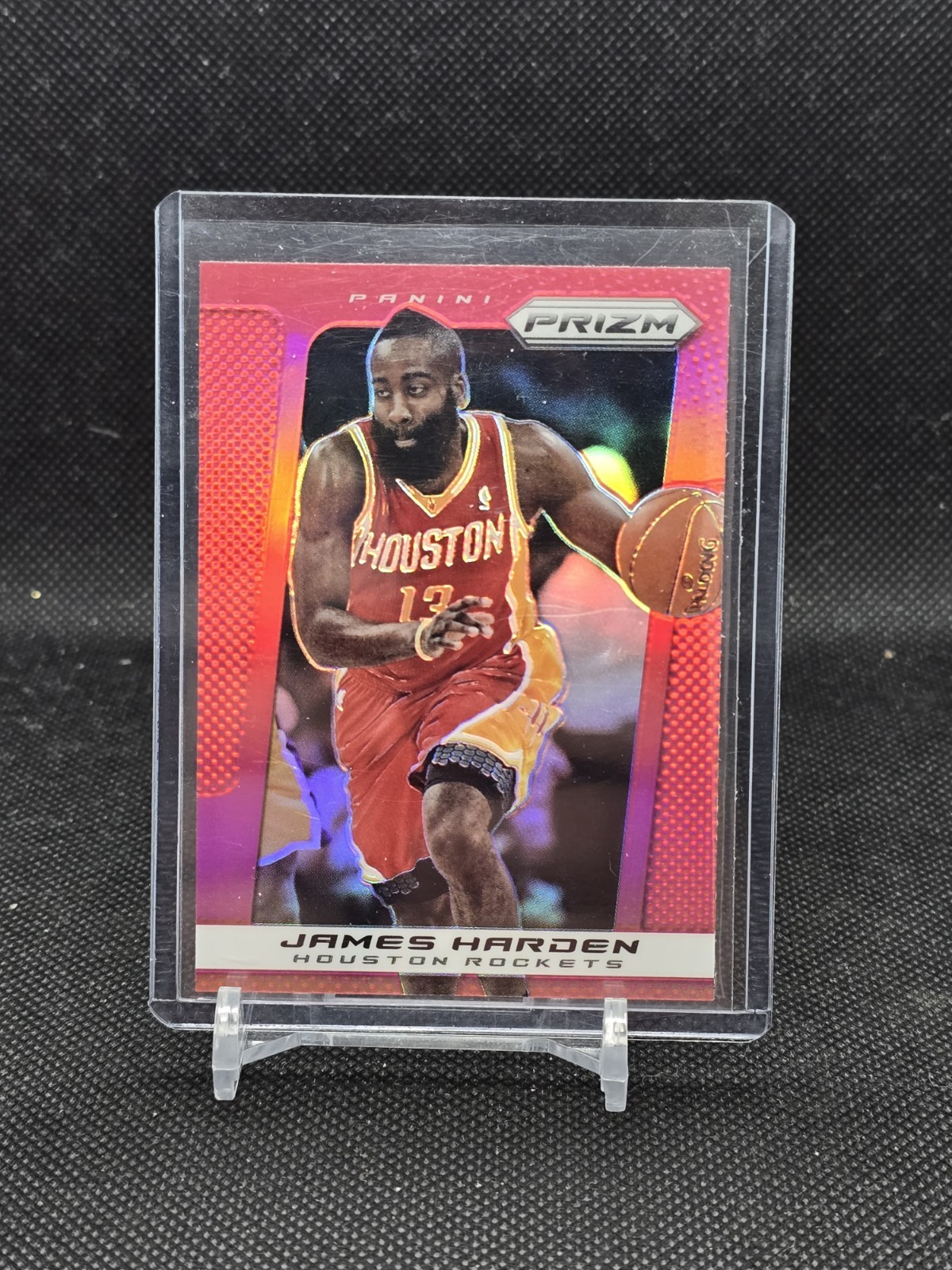 2013-14 Panini Prizm James Harden #92 Red Prizm