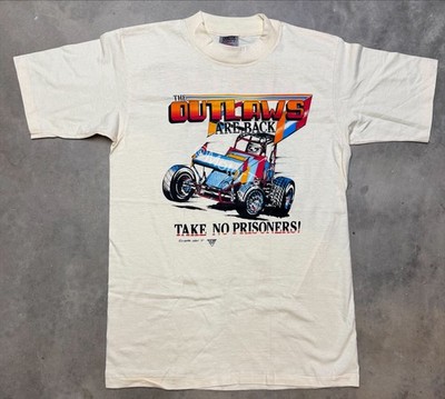 Vintage NOS 1987 World of Outlaws  Outlaws Are Back  Series Event Tee - Medium