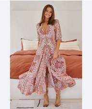 Jaase Dress Xtra Large Maxi Boho Fit & Flare