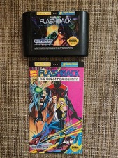 Flashback: The Quest for Identity (Sega Genesis, 1993) Authentic Game and Manual