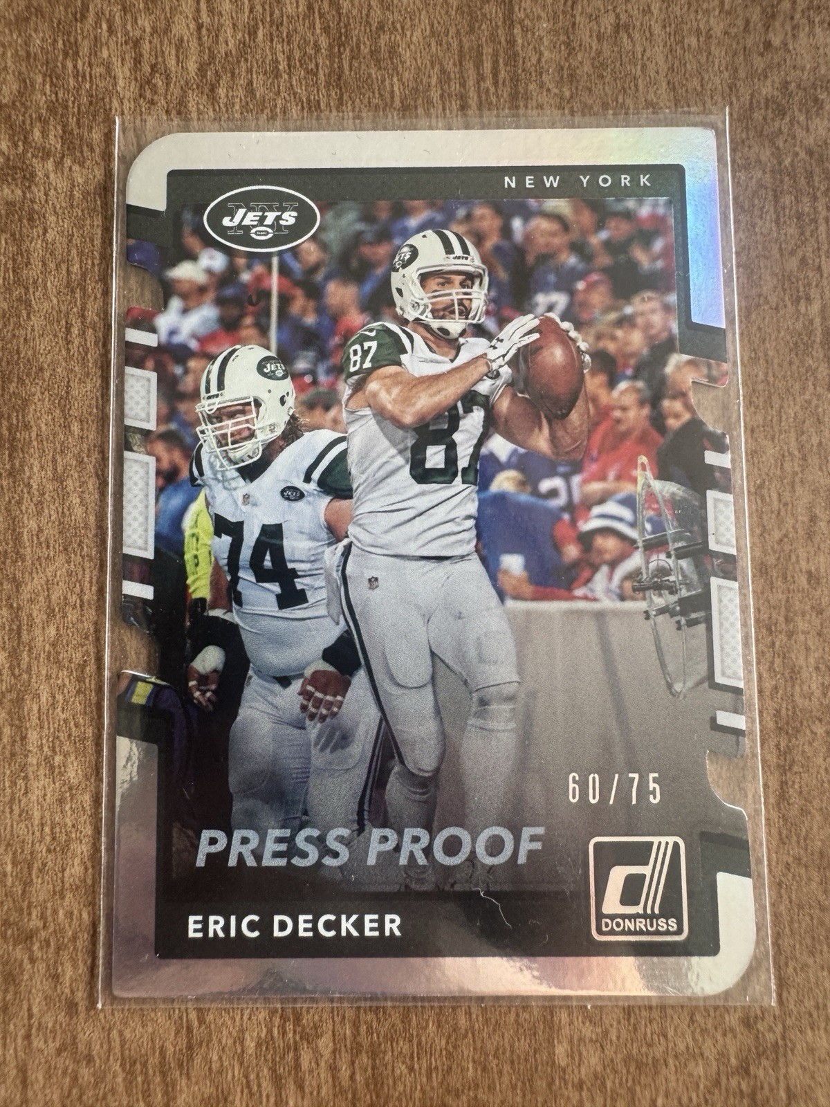 2017 Panini Donruss - Eric Decker #250 Press Proof Silver Die-Cut /75