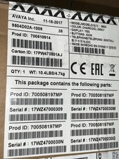 Avaya 9504 IP Telephone black 4 pack 700510914 NEW SEALED AS SHOWN             