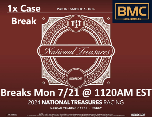 Harrison Burton 2024 Panini National Treasures NASCAR 1x Case Break #30
