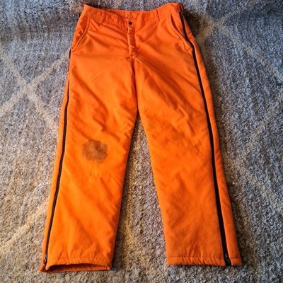 Walls Men s Large Insulated Pants Blizzard Pruf  Short Blaze Orange Outdoor