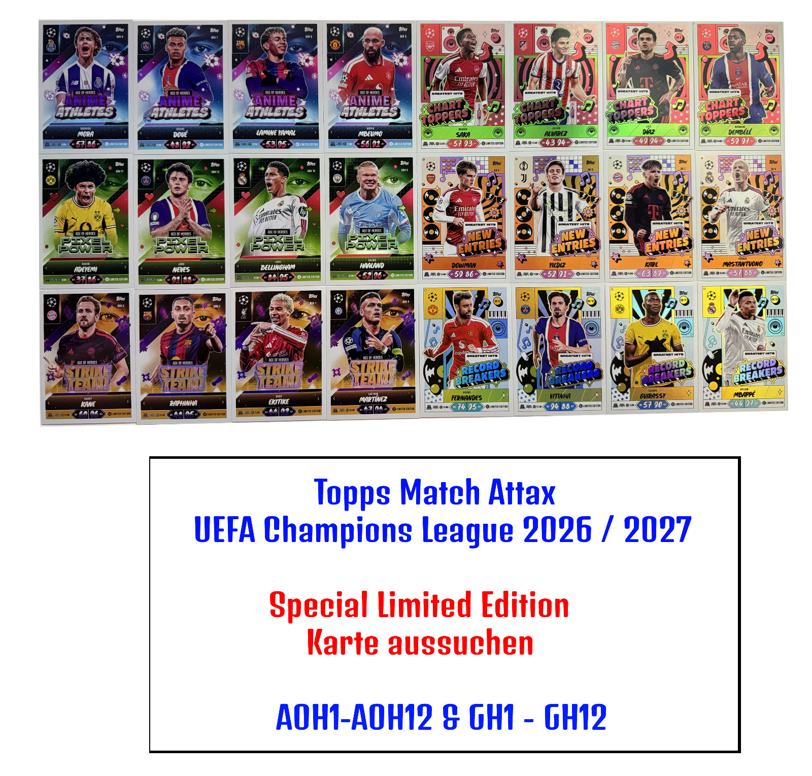 Topps Match Attax Champions League 26/27 - Special Limited Edition Karte wählen 2
