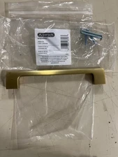 Amerock BP55368BBZ Riva 6-5/16" Center Handle Pull - Golden Champagne