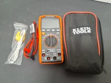 KLEIN TOOLS MM720 TRMS MULTIMETER WITH ACCESSORIES + CASE