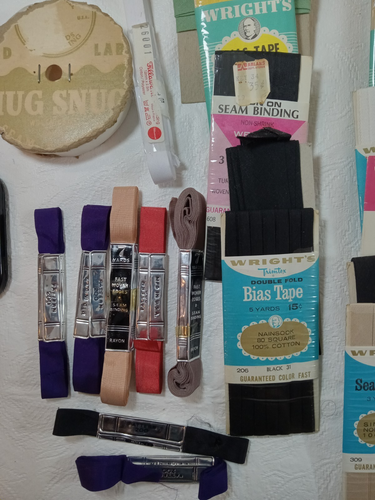 Large Lot Of Vintage Wrights Quilt Binding Bias Tape & Others New /Opened - Bild 6 von 12