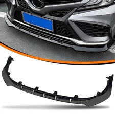 Front Bumper Lip Fit for 2018-2024 Toyota Camry LE SE XSE XLE Hybrid,Glossy B...
