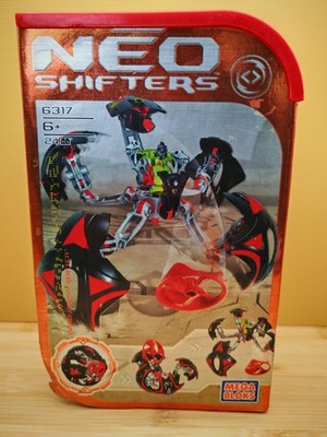 Vintage Mega Bloks Neo Shifters Quad Pod Shifter 6317 Sealed Neu 2007 Toy Se