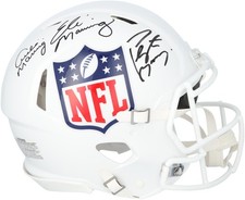 Eli Manning, Peyton Manning, & Archie Manning Signed NFL Shield Authentic Helmet