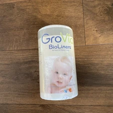 Grovia Bio Liners Unscented Diaper Liners 200 Pack NEW FACTORY SEALED!!