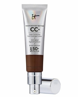 IT Cosmetics | Your Skin But Better CC Full Coverage Cream | Deep Mocha