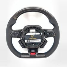 For Lamborghini Huracan 2015-2025 Real Carbon Fibe Steering Wheel With Trim