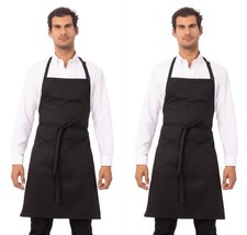 Chef Works Unisex Butcher Apron Black, 2 Pack