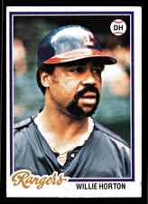 1978 Topps Willie Horton #290 - Texas Rangers