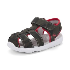 See Kai Run Cyrus Flexirun - Sporty Fisherman Closed-Toe 6 Toddler, Gray/Red