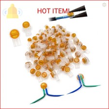 LIUJINCAN 50PCS UY2 K2 Network Cable Connectors, Telephone Wire Gel-Filled Conne