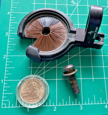 VINTAGE TROPHY RIDGE ARCHERY WHISKER BISCUIT ARROW REST BRUSH BOW HUNTING BLACK