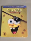NEW  *SPONGEBOB MOVIE SEARCH FOR SQUAREPANTS*  STEELBOOK  BLU-RAY/DVD & DIGITAL