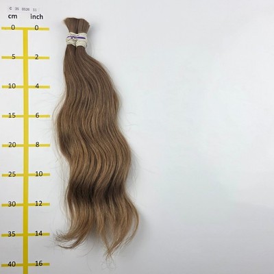 Gefärbtes Echthaar für Extensions hellblond 94Gr 35-40cm - C35052611M