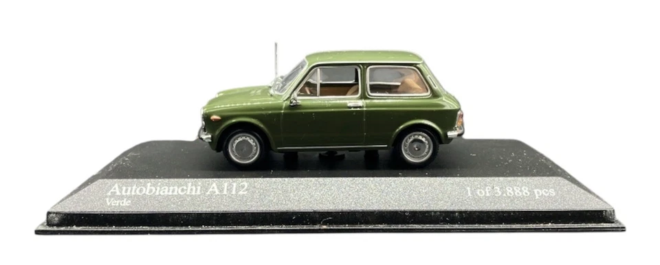Minichamps 1/43 Autobianchi A 112 1974 Green 400121100 - Image 2 of 4