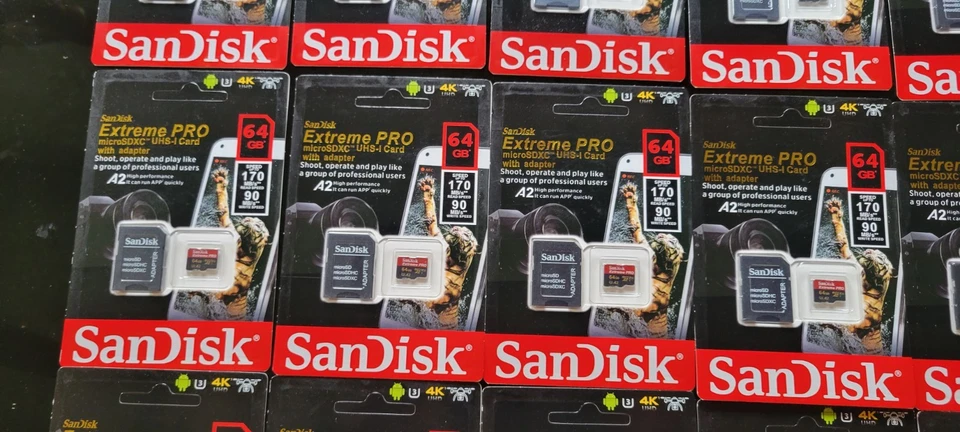 32 Pack Sandisk Ultra 64GB Micro SD Cards SDXC UHS-I 100MB/s U1A1 C10 + Adapter - Image 4 of 4