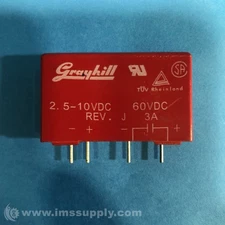 Grayhill Inc 70M-ODC5 I/O Module Mini Red 3AMP 14MA 4PIN 60VDC FNIP