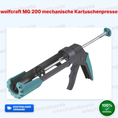 Wolfcraft Kartuschenpresse MG 200 ERGO Silikonpistole Auspresspistole