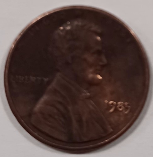1985 P Lincoln Memorial Penny Removed Lamination On Obverse - Picture 2 of 2