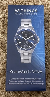 WITHING ScanWatch NOVA WHA10-7 42mm Hybrid Smart Watch - Health ECG Temp