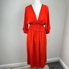 Zara long sleeve dress women’s large size 14 red