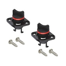 2 PCS Transom Drain Plug, Screw Type for Marine Boats Yacht Kayak Canoe Unive...