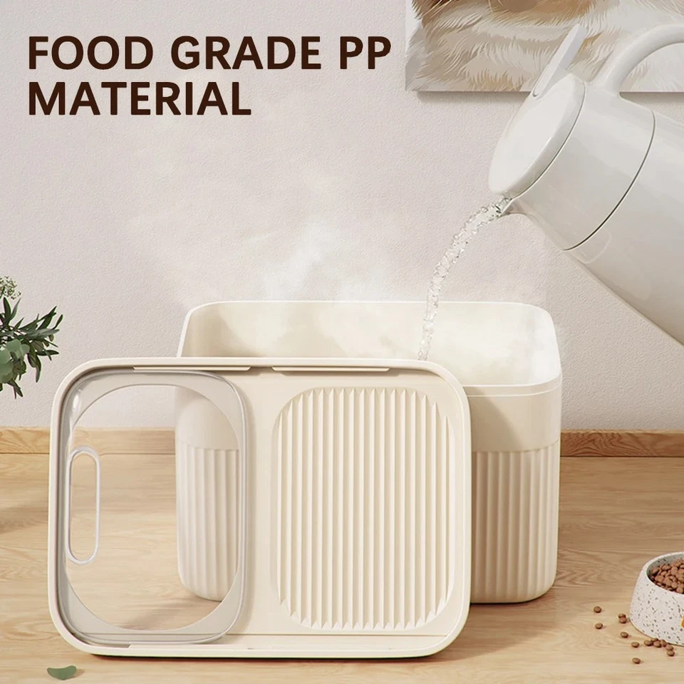 Hundefutter Behälter mit Deckel 15L Luftdicht Trockenfutterbox Katze Haustier - Bild 3 von 3