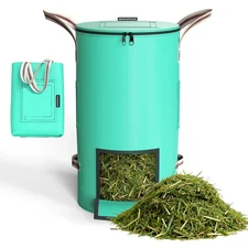 Reusable Garden Yard Waste Bag – 32 Gallon Breathable Thickened Reusable Lawn...