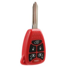 Remote Key Fob 6btn Red For 2004 2005 2006 2007 Dodge Grand Caravan