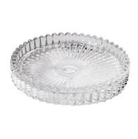 "Kerzenteller Ø 10Cm \"Rim\", Kerzenhalter Aus Glas, Untersetzer, Schmuckschale"