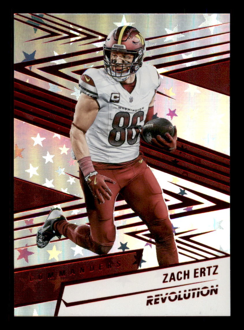 2025 Panini Revolution #184 Zach Ertz Red Astro