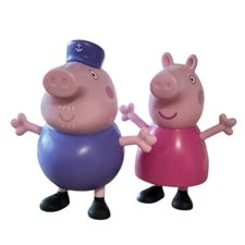 NIB Stand-ONLY Grandpa Pig & Granny Pig | Peppa Pig Rare Figures 3.8”